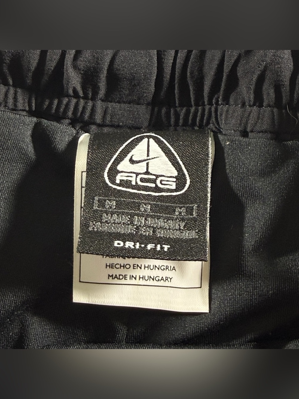 Vintage Nike ACG Biking Cycling Shorts Lined & Padded Grey Men’s Size Medium - Picture 12 of 12